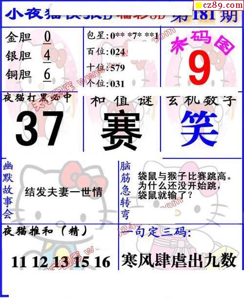 2021181期3d字谜图谜总汇