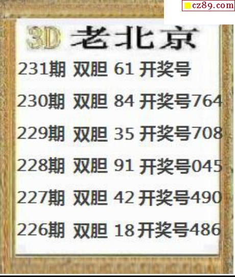 2021231期3d字谜图谜总汇