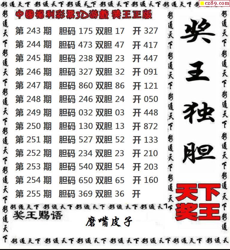 2021255期3d字谜图谜总汇_牛彩网