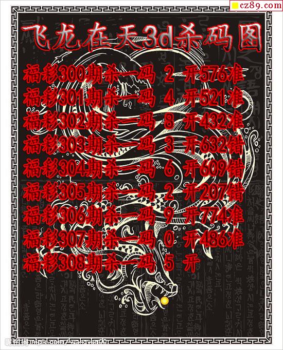 2021308期3d图谜汇总九