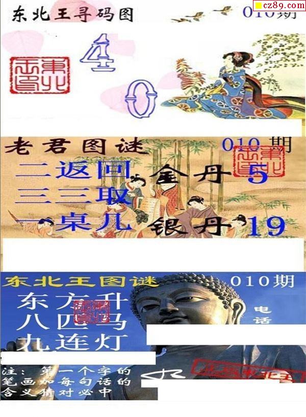 东北王寻码图2021010期福彩3d图谜2